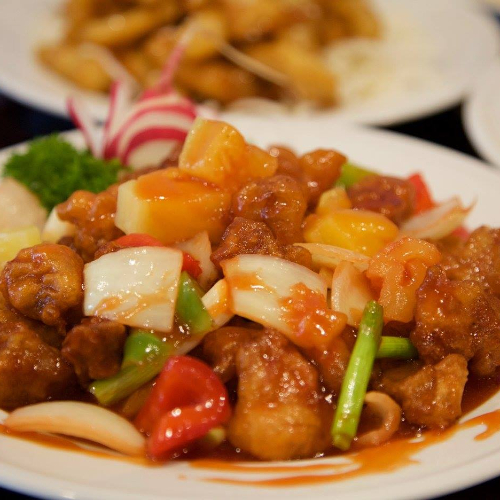 34 Sweet & Sour Pork (Deep Fried)