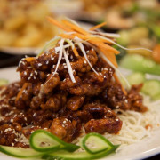 18 Shredded Beef with Mandarin Sauce