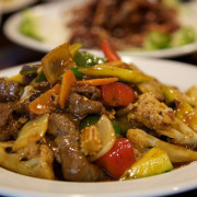 19 Stir-fried Beef Fillets with Black Bean Sauce